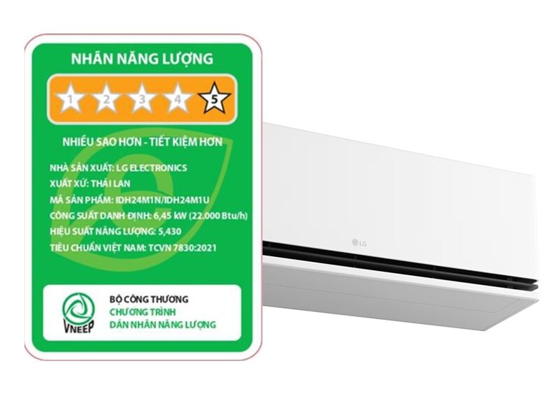 điều hòa LG 2 chiều IDH24M1 tiết kiệm điện