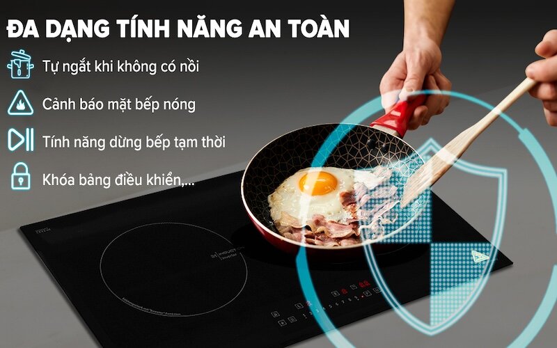 Bếp từ Pramie PRDE-2223 được nhiều người tiêu dùng tin tưởng lựa chọn