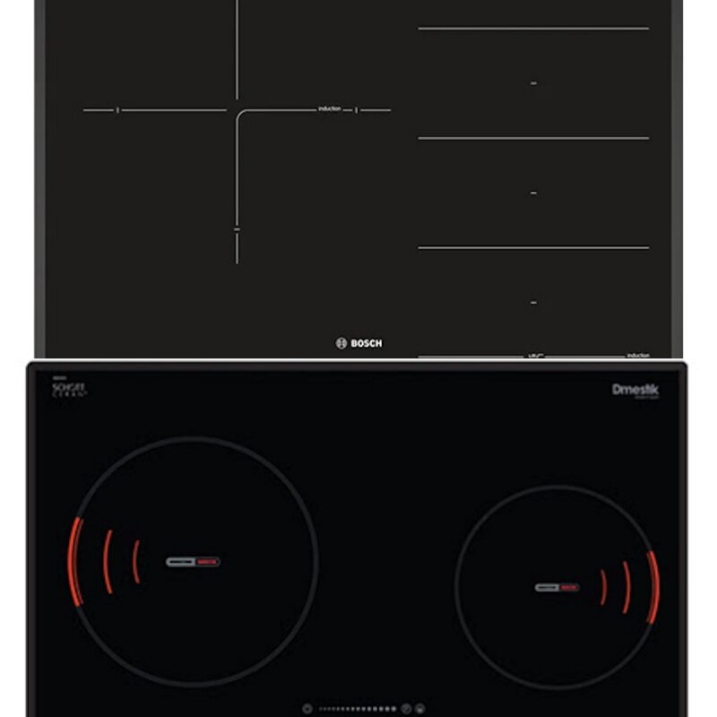 Sự giống và khác nhau của bếp từ Bosch PXJ651FC1E và D'mestik ES899 DKI
