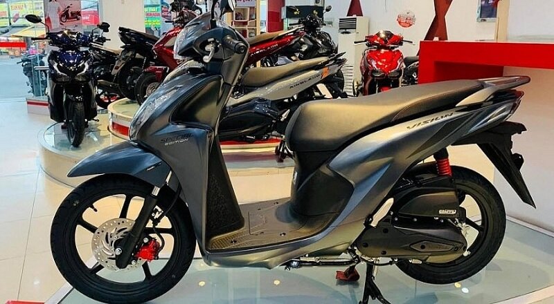 honda vision đen nhám đặc biệt