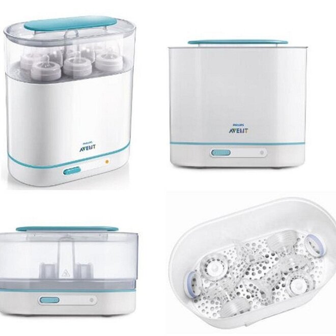 Máy tiệt trùng bình sữa Philips Avent 4 in 1