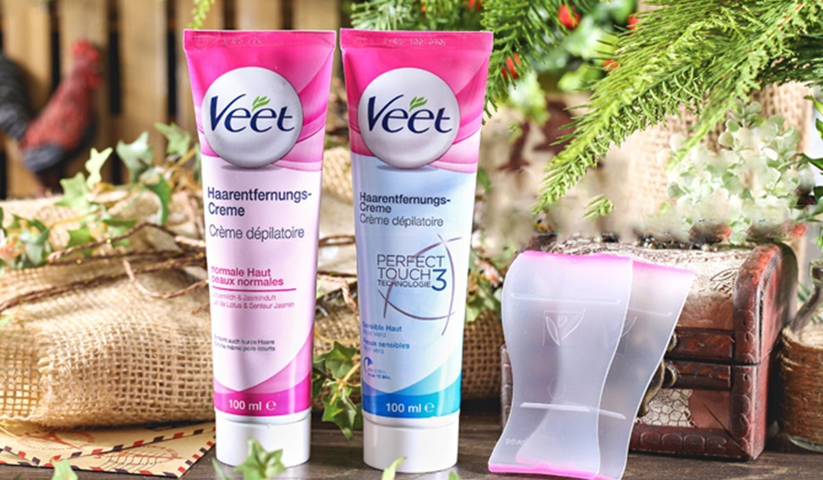 Kem tẩy lông Veet Silk & Fresh Aloe Vera