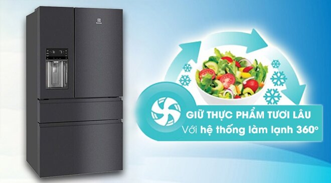 Tủ lạnh Electrolux EHE6879A-B