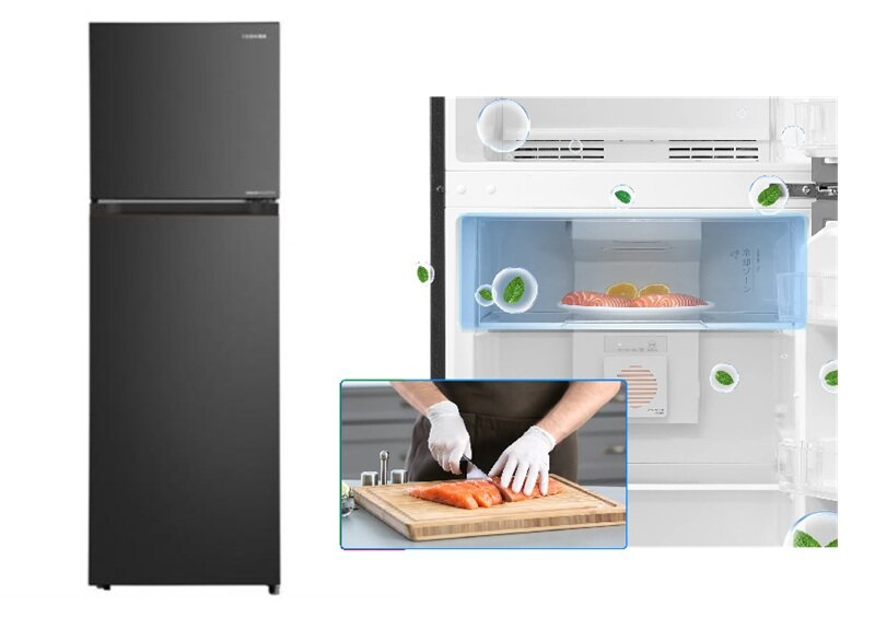 Tủ lạnh Toshiba GR-RT349WE-PMV(68) chỉ 6 triệu đồng, tích hợp ngăn cấp đông mềm cao cấp