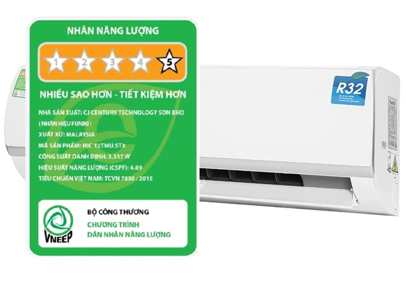 Funiki HIC12TMU giá chỉ 4,8 triệu, điều hòa 12000 BTU inverter tiết kiệm điện cho phòng 15 - 20m2