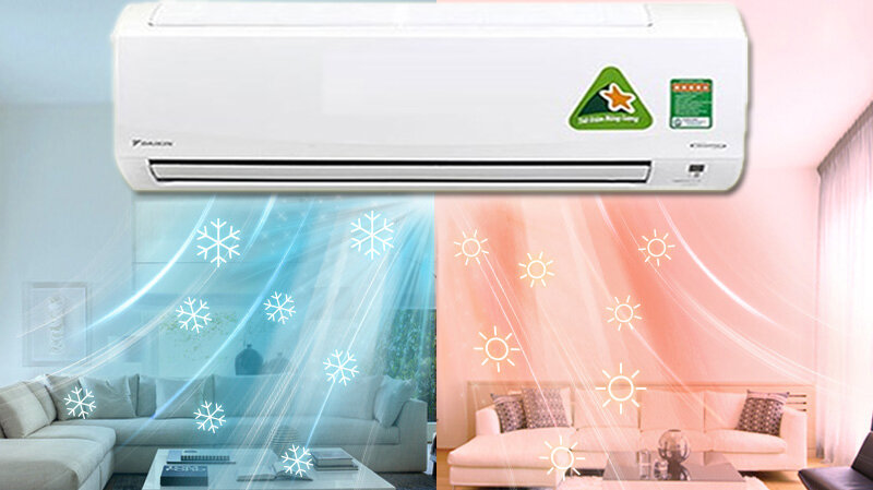 Máy lạnh 2 chiều thích hợp với khí hậu miền Bắc
