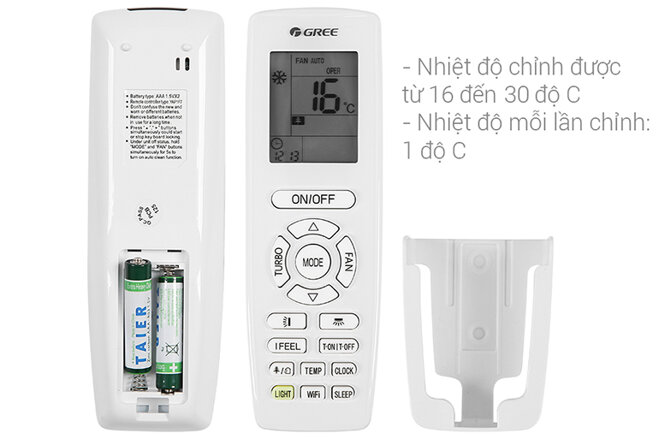 remote điều hòa Gree