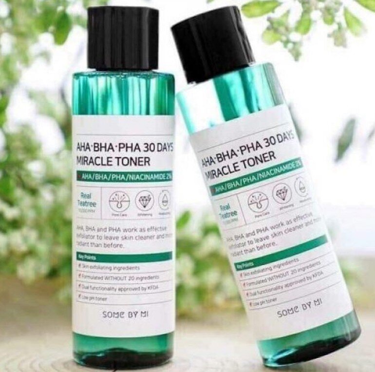 Toner cho da dầu mụn Some By Mi AHA BHA PHA 30 Days Miracle