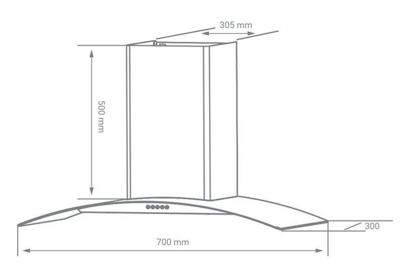 Máy hút mùi Kocher K-229I nâng tầm không gian bếp của bạn