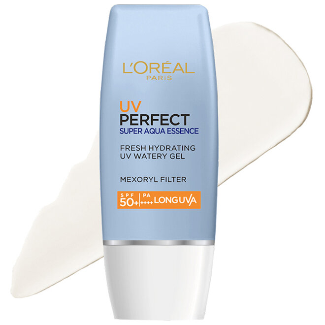 Kem chống nắng giá học sinh L’Oreal UV Paris Perfect Aqua Essence SPF50+ PA++++