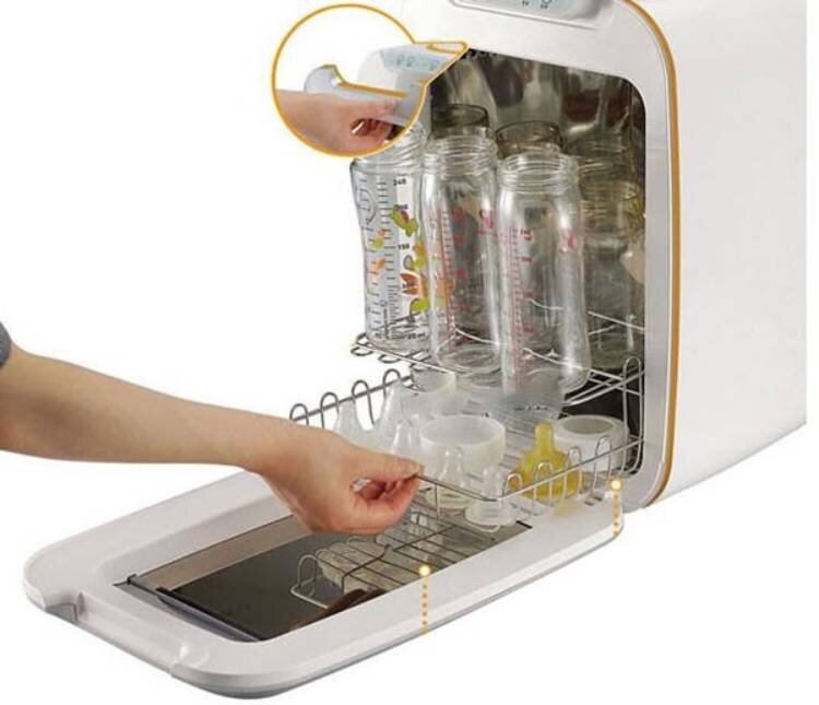 máy tiệt trùng bình sữa
