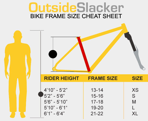 3 bước để chọn kích thước khung xe đạp leo núi chuẩn nhất