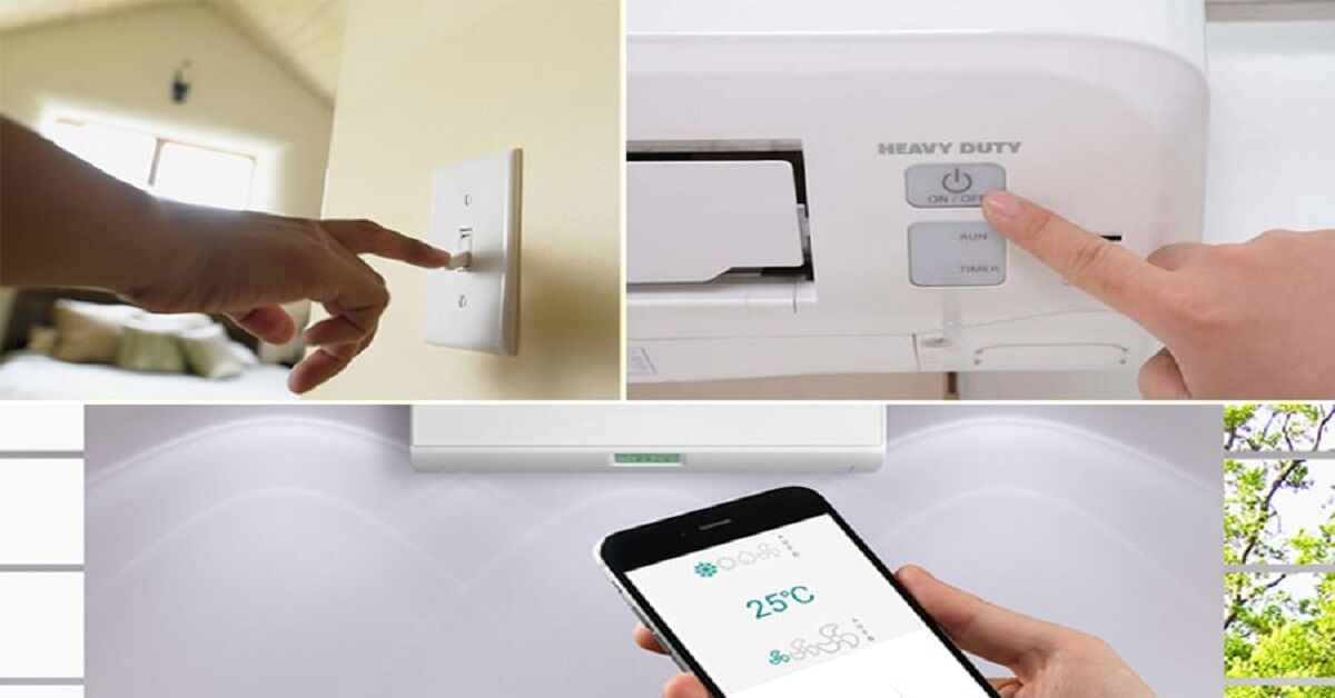 3 cách bật điều hòa không cần điều khiển từ xa đơn giản, nhanh chóng
