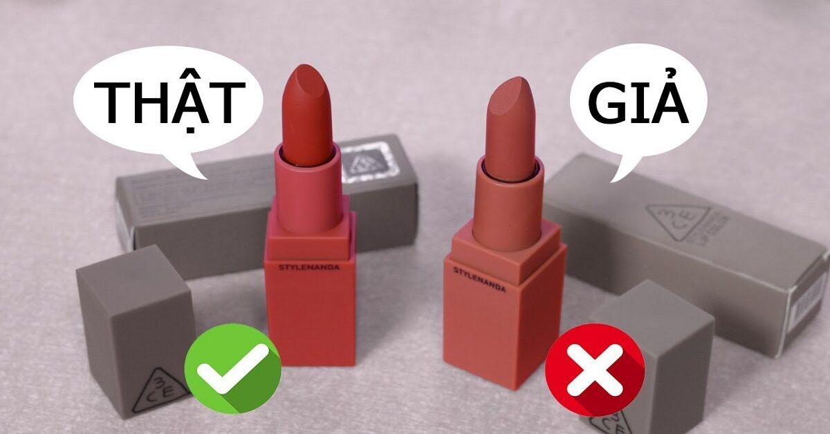 3 cách phân biệt son môi chính hãng và son môi giả
