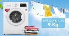 3 chiếc máy giặt cửa ngang 9kg LG Inverter được ưa chuộng, có máy giặt truyền động trực tiếp cao cấp