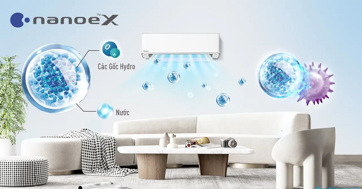 3 điểm cải tiến trên điều hòa Panasonic Inverter 9000 BTU 1 chiều CU/CS-U9ZKH-8 (2023)