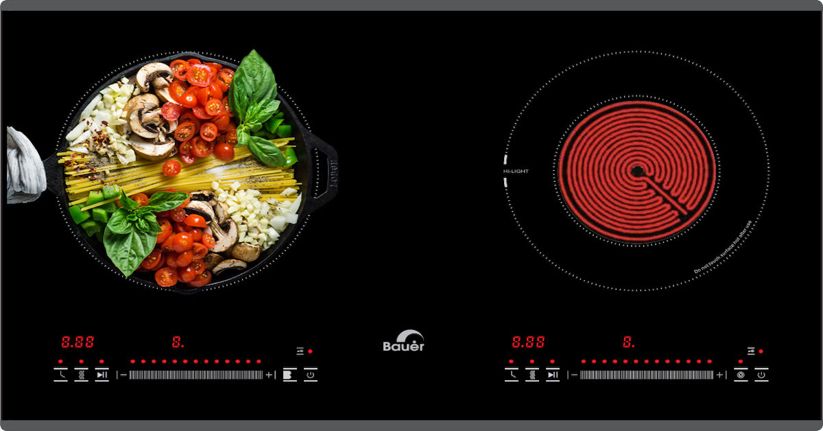 3 dòng bếp từ hồng ngoại đôi Bauer đáng mua nhất hiện nay
