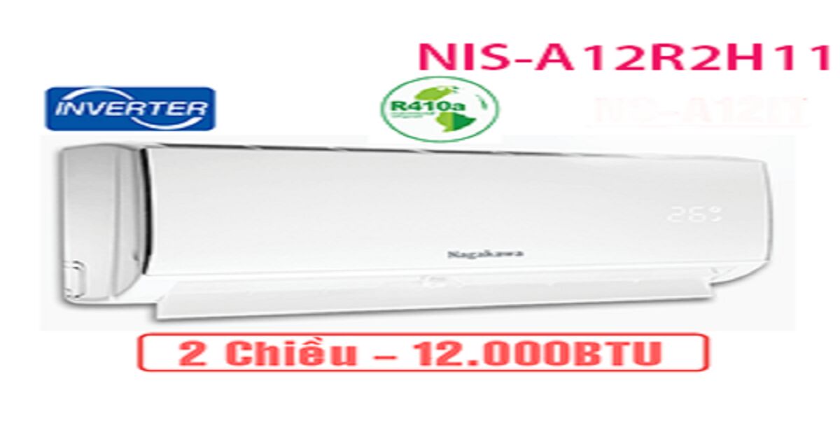 3 mẫu điều hòa Nagakawa 12000BTU giá dưới 9 triệu nên mua cho vùng ven biển