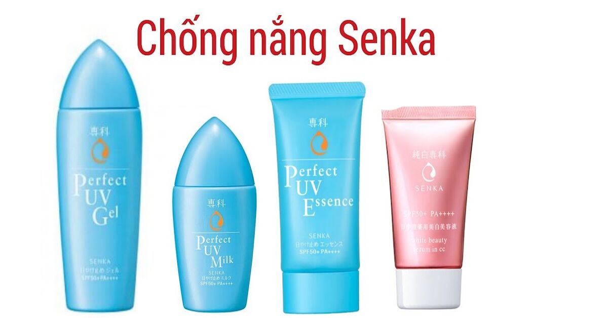 3 Sản phẩm kem chống nắng Senka mang lại hiệu quả và an toàn