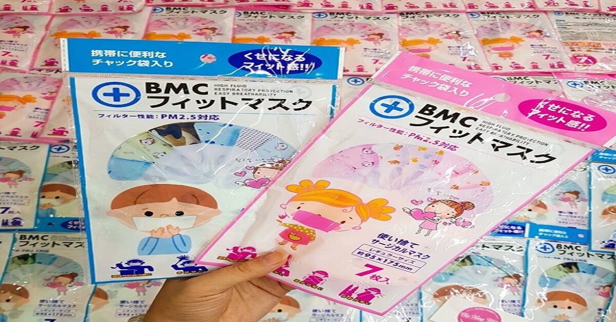 3 thương hiệu khẩu trang Nhật cho bé đáng tin dùng