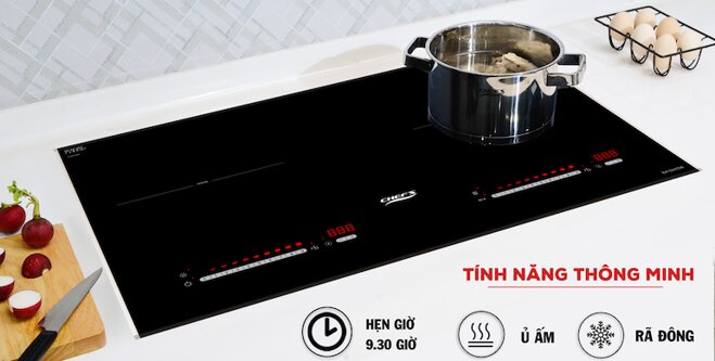 Bếp từ Chef's EH-DIH336 với nhiều tính năng thông minh