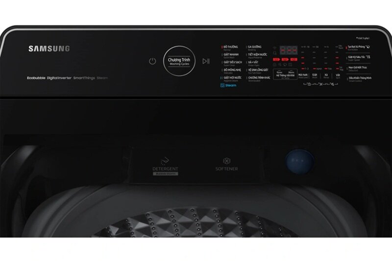 Samsung WA12CG5886BVSV giá còn 5,3 triệu đồng, máy giặt cửa trên 12kg có giặt hơi nước nóng cực xịn