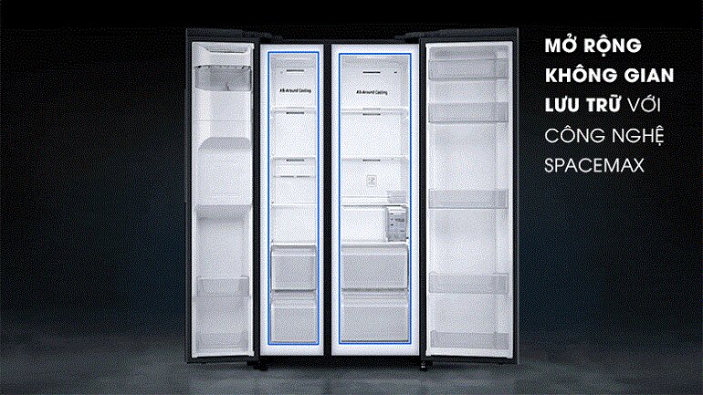 Tủ lạnh Side by Side 617 lít Samsung RS64R53012C/SV 