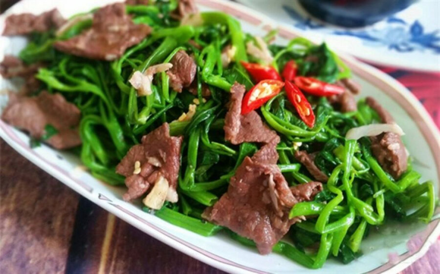 34 món ăn từ rau muống trộn xào nấu canh đều ngon hơn nhà hàng