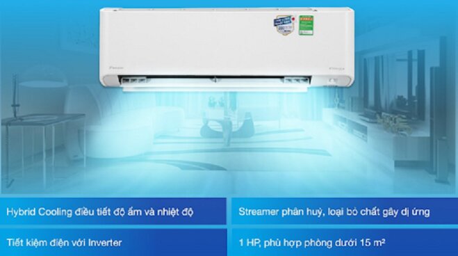 15 triệu đồng nên mua điều hòa Daikin 9000BTU: nối ống gió FDBNQ09MV1V/RNQ09MV1V hay treo tường FTKZ25VVMV