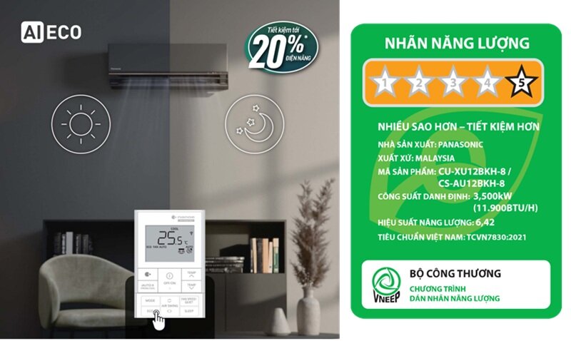 Đánh giá chi tiết điều hòa Panasonic CU/CS-AU12BKH-8: Xuất sắc, nhưng không dành cho đám đông!