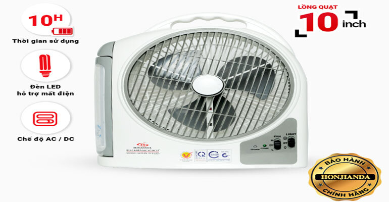 Quạt sạc điện Honjianda chính là sự lựa chọn lý tưởng cho gia đình bạn quạt tích điện Honjianda