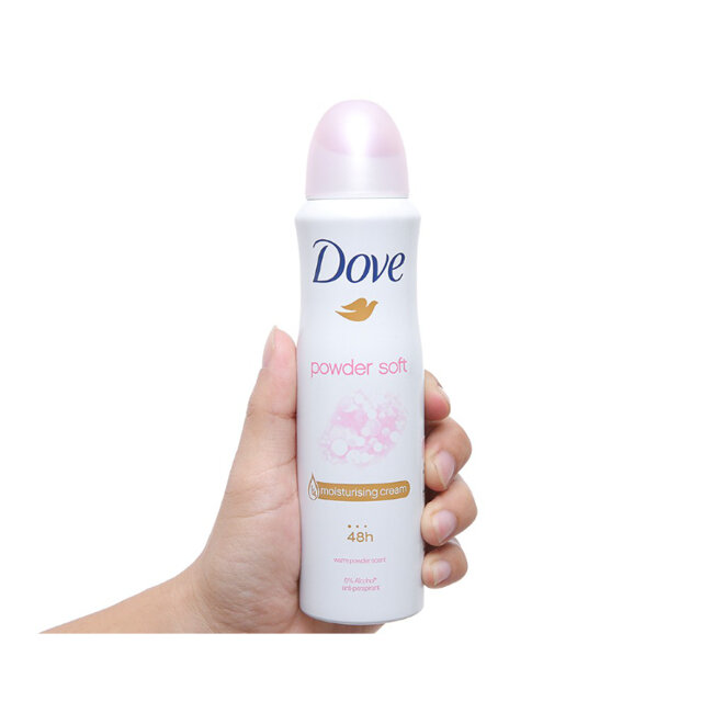 xịt khử mùi Dove Powder Soft