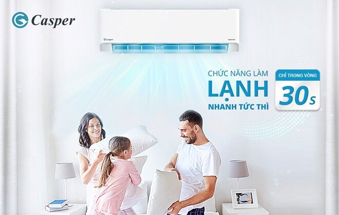 điều hòa Casper 12000BTU 1 chiều HC-12IA33 inverter