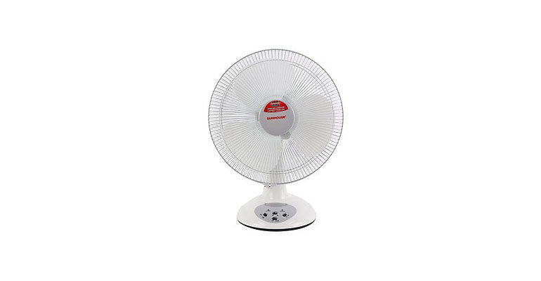 Quạt sạc Sunhouse SH722 thiết kế 3 cánh quạt tiện lợi quạt tích điện Sunhouse