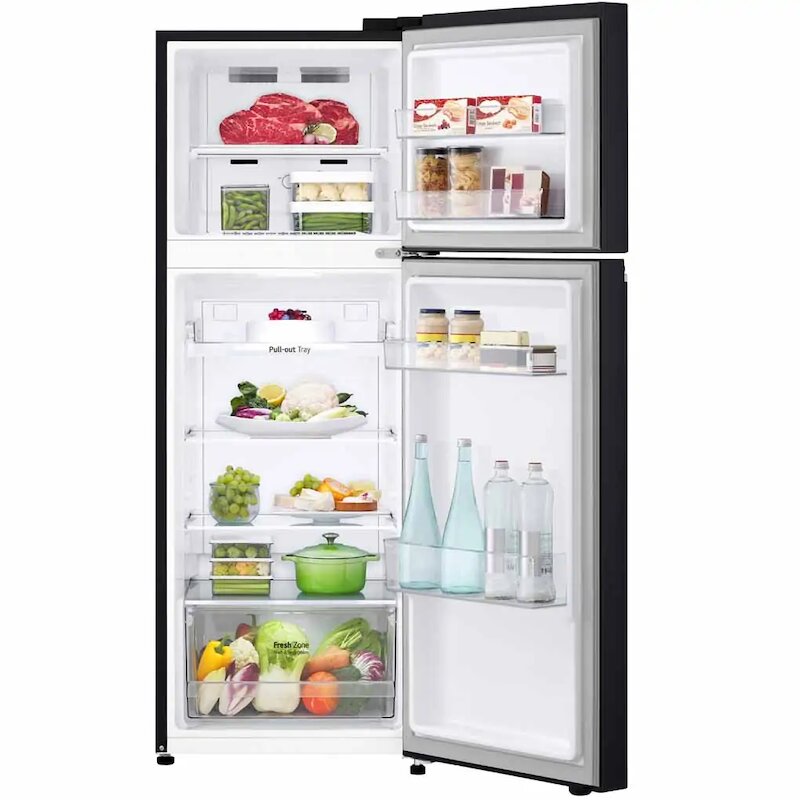 Tủ lạnh LG Inverter GV-B242WB có tổng dung tích sử dụng là 243 lít