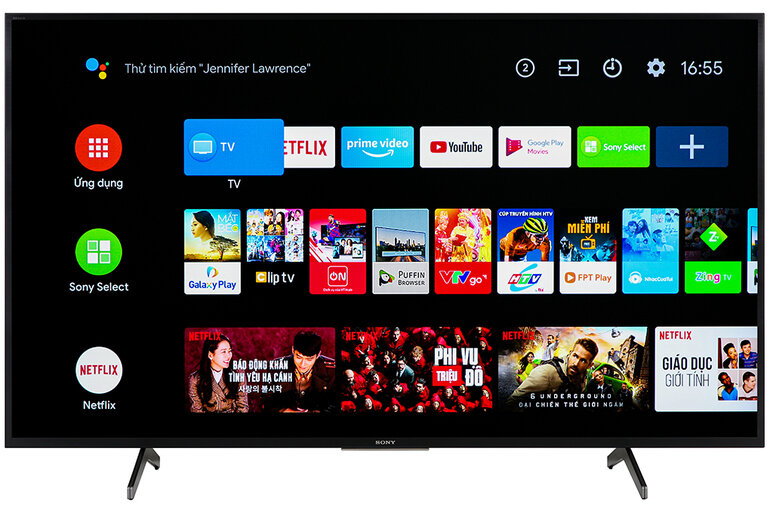 Những tính năng nổi bật của Android Tivi Sony 4K 55 inch KD-55X7500H