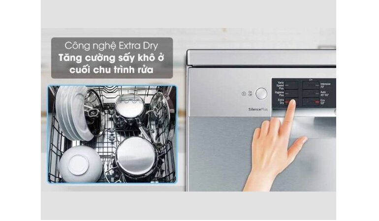 Nhiều tính năng máy rửa bát Bosch SMS8ZDW48M hiện đại