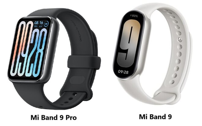 So sánh đồng hồ thông minh Xiaomi Mi Band 9 Pro và Mi Band 9