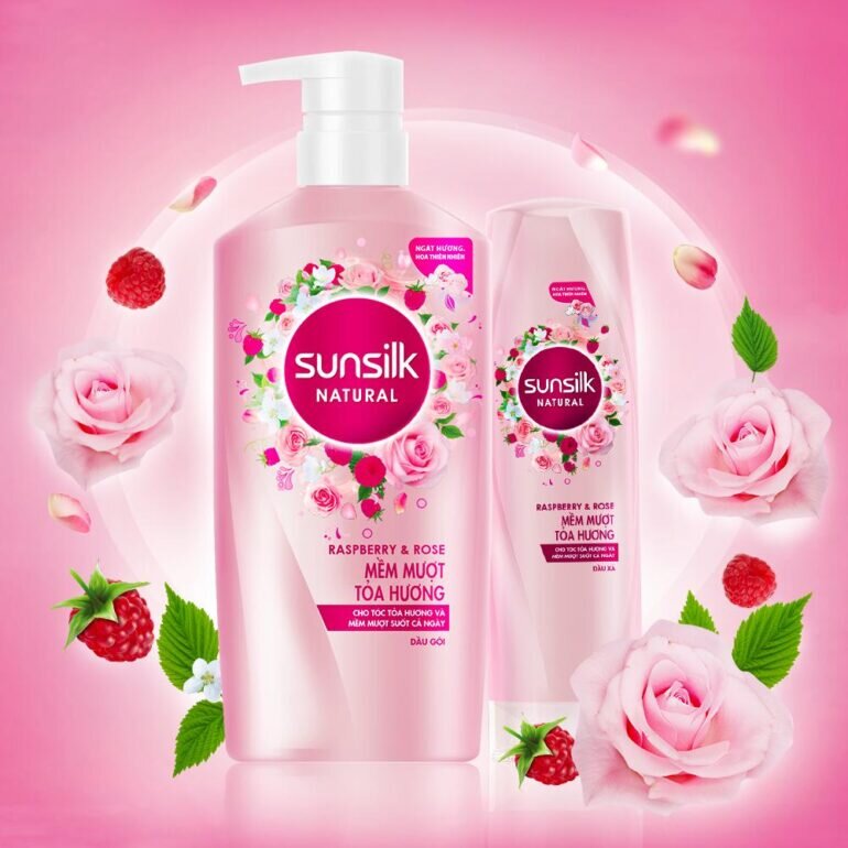 Dầu gội Sunsilk Natural mềm mượt tỏa hương