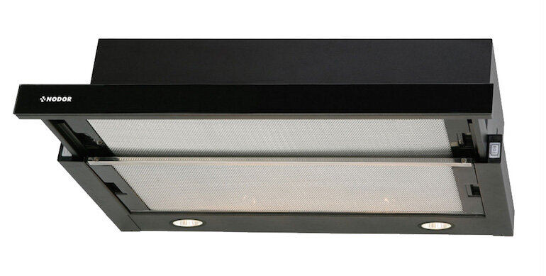Máy hút mùi âm tủ Extender Glass 700 BK