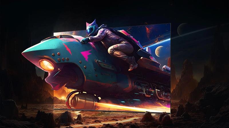TCL 55C7K hỗ trợ chơi game với tốc độ lên tới 288 khung hình/giây