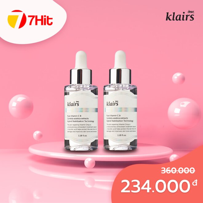 Serum Hoa Quả Dưỡng Trắng Da Klairs Freshly Jucied Vitamin Drop Serum