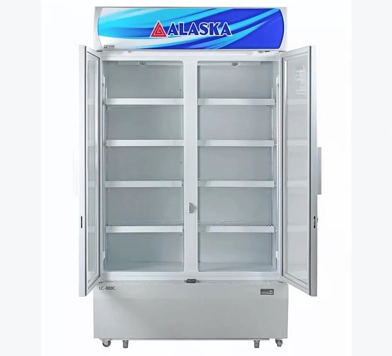 Tủ mát Alaska 2 cánh 730 lít LC-800C tiện lợi cho quán ăn, cửa hàng