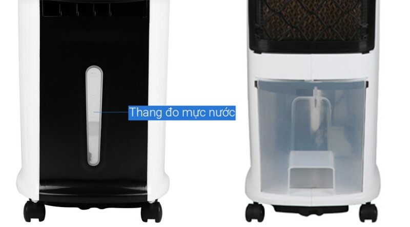 Bình nước dung tích khá lớn so với thiết kế, sử dụng được nhiều giờ