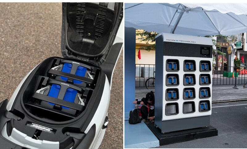 Xe máy điện Honda CUV e: bán tại Việt Nam với giá hợp lý, miễn phí đổi pin tại trạm