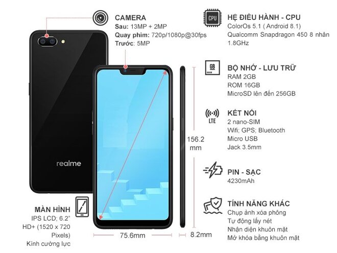 Điện thoại Realme C1