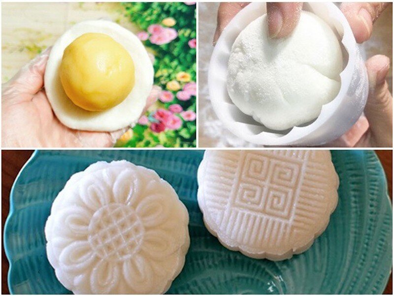 How to make green bean mooncakes