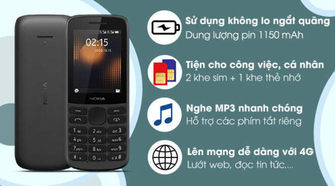 điện thoại cục gạch nokia 215