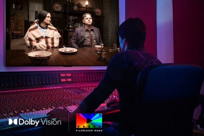 Cả hai tivi đều có màn thể hiện đỉnh cao với chế độ Filmmaker