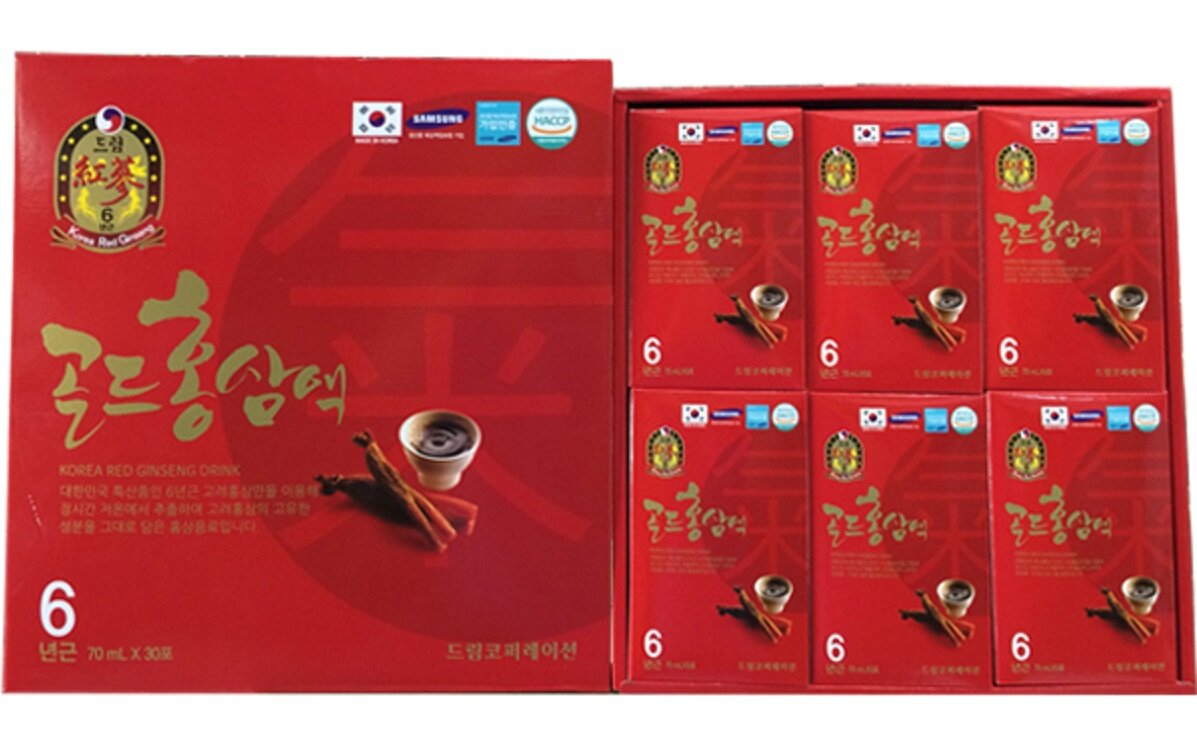 Nước hồng sâm 6 năm tuổi của Korean Red Ginseng